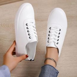 Casual Shoes Women 2024 Fashion Sneakers For Leather Comfort Lightweight Outdoor Walking Footwear