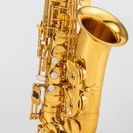 Saxophone French R54 Alto Eb Tune Saxophone New Arrival Brass Gold Lacquer Music Instrument Eflat Sax with Case Accessories