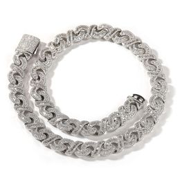 Geometric Square CZ Infinite Ring Hiphop Jewellery Treasure Fashion Gold Bracelet Cuban Chain Necklace