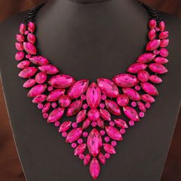 Necklaces Luxury African Beads Statement Necklace Bridal choker Party Wedding Jewelry For Women