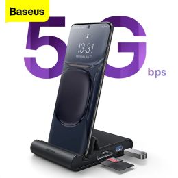 Hubs Baseus Usb C Docking Station to 4k Hdmicompatible Usb 3.0 Pd 100w Fast Charging for Samsung S22 S20 Dex Phone Hub Dock Station