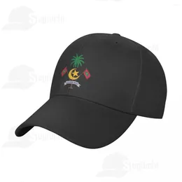 Ball Caps National Emblem Of Maldives Coat Arms Sun Baseball Cap Dad Hats Adjustable For Men Women Unisex Cool Outdoor Hat