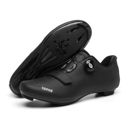 Footwear cycling shoes road Selflocking bike sneakers Bicycle shoes Spd Cleat Women Cycling Sneakers Flat man mountain cycling shoes mtb