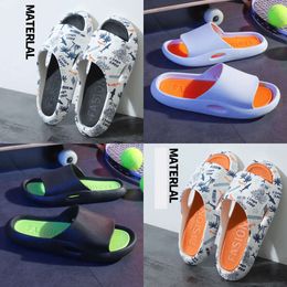 Slippers Summer Material Soft and Elastic Fashion Designer Womens Mens Slides Woman Loafers Sandals House Sliders Beach Shoes Sandales Dhgate Size 36-45 Sals Sales