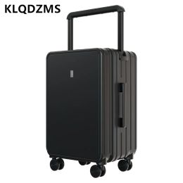 Luggage KLQDZMS 20"22"24"26 Inch Travel Suitcase New General Largecapacity Trolley Case Business Boarding Box Ladies Rolling Luggage