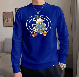 Men's sweater Fashion men's casual round long sleeve sweater men's and women's letter printed sweater #BA#1AA4447