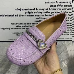 Casual Shoes Fashion Women Flat Plus Size Female Mullers Antislip Designer Rhinestone Bling Slip On Loafers