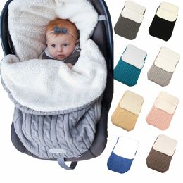 sets Baby Blanket For Bedding Stroller Swaddle Wrap Manta Bebes Newborn Super Soft Warm Infant Boys Girls Sleeping Bag