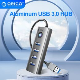 Hubs ORICO USB C Hub 5Gbps 4 Ports USB Type C to USB 3.0 Hub Splitter Adapter for MacBook Pro iPad Pro Xiaomi HighSpeed Aluminium hub