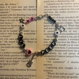 Strands Lil peep beaded bracelet Stars & Hearts Bracelet, Grunge, Y2k, Fairy Bracelet, Coquette, Fairycore, Beaded Bracelet