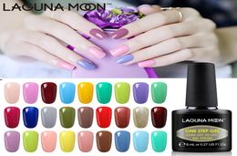 Lagunamoon 8ml One Step Pure Colour UV Gel Nail Polish Nail Art DIY Soak Off LED Gel Varnish Semi Permanent Lacquer Hybrid Gellak7269813