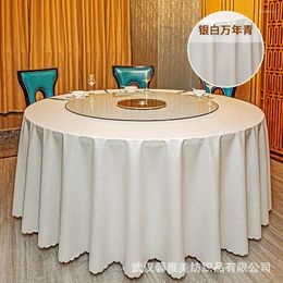 Table Cloth A119 Tablecloth Fabric Round Household European Waterproof Oil-proof Anti-scalding No-wash H