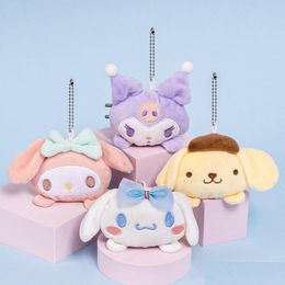 Plush Keychains Cartoon Pendant P Laurel Dog Kuromi Melody Pudding Bag Doll Drop Delivery Toys Gifts Stuffed Animals Dhlnq