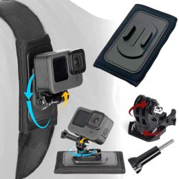 Bags Backpack Shoulder Strap 360° Rotate Buckle Quick Release Mount for GoPro Hero 10 9 8 7 6 5 Dji Action 2 Action Camera Accessory