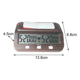 Clocks Chess Clock International Chess Timer Clock Analogue Chess Clock Tournament Clock Portable for Chinese Chess Game Competition