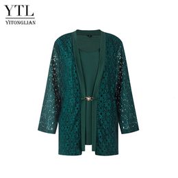 Yitonglian Plus Size Clothes Fine Elegant Blouses for Women Crochet Business Casual Blouse Blusas Para Mujer Ladies Tops W135 240419