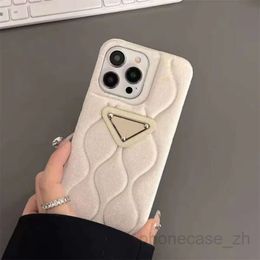 Phonecases Designer Women p Luxury Phone Case Fashion Iphone 15 14 13 12 11 Cases 15promax Cell 5 Colours Triangleaaaa