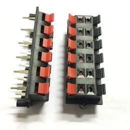 2024 1pcs/3pcs New AC 50V 3A 12 Way 2 Row Push Release Connector Plate Stereo Speaker Terminal Strip Blockfor AC 50V terminal strip block