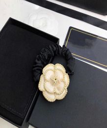 2021 Fashion Jewellery For Women Black Ribbon Design Camellia Flower Beautiful Girls Hair Wear Jewellery Hair Luxury Top Jewelry8969376