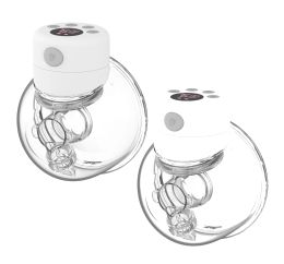 Enhancer Wearable Breast Pump, S12 Double Hands Free Breast Pump, Lcd Display, Low Noise & Painless, 2 Modes & 9 Levels Electric Breast P