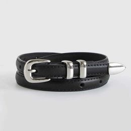 Waist Chain Belts New Exquisite High-end and Versatile Business Commuting Fashion Womens Genuine Leather Belt Manufacturer in Stock Y240422