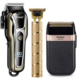 Clipper Electric Hair Trimmer for men Electric shaver professional Mens Hair cutting machine Wireless barber trimmer 240408