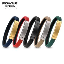 Strands New Power Ionics Prism Morandi Colors 2000 Anions Hologram Germanium Magnetic Wristband Bracelet Gift