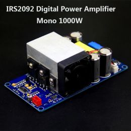 Amplifier HIFI Fever High Power IRS2092 Digital Power Amplifier Mono 1000W Stage Power Amplifier Board Subwoofer