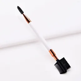 Makeup Brushes Double Head Eyebrow Comb Brush Nylon Fibre Shaper Cosmetic Eyelash Cosmetics Tool