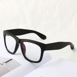 Lenses Cubojue Reading Glasses +150 200 250 Men Women Prescription Eyeglasses Frame Male Thick Black Vintage Nerd Spectacles Anti Blue