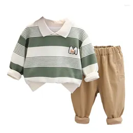 Clothing Sets Spring Autumn Baby Clothes Suit Children Boys Fashion Striped T-Shirt Pants 2Pcs/Sets Toddler Casual Costume Kids Tracksuits