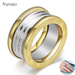 Bands Fashion Gold Plated Croissant Braided Twisted Signet Chunky Dome Ring Stacking Band for Women Jewellery Minimalist Statement Ring