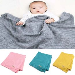 sets Knitted Baby Blanket Swaddle Wrap Soft Infant Bedding Comforter For Bed Sofa Stroller Cover