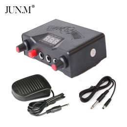 Supplies Professional Digital Tattoo Power Supply Kit With Foot Pedal RCA/DC Tattoo Power Cable Hooking Line Tattoo Machine Power Set