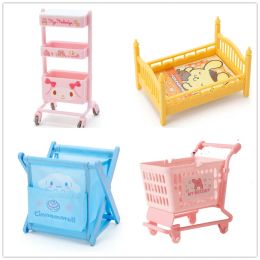 Racks Kitty Storage Basket Sundry Basket PP Desktop Storage Box Trolley Organiser Box Gifts EcoFriendly Ornaments Snack Storage Rack