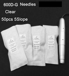 Pro 600DG 5 Slope Permanent Makeup needles 7mm Eyebrow Lip Needles For Nouveau Permanent makeup machine Pen5089270