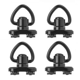 Accessories Tactical QD Sling Swivel Mount 20mm Weaver Picatinny Rail Mounts Rifle Strap Quick Release Sling Ring Adapter Accessories