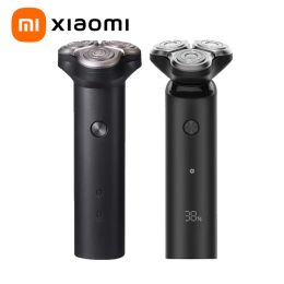 Shavers XIAOMI MIJIA Electric Shaver S300 S500 S500C Portable Razor 3D Head Rechargeable IPX7 Waterproof Washable Beard Trimmer Machine