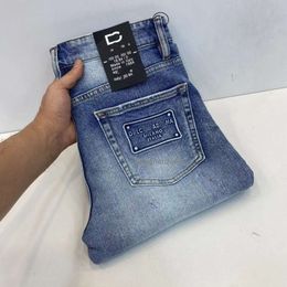 jeans designer jeans jeans 3d lettere in rilievo pantaloni casual modalità pantaloni dritti pantaloni di alta qualità con cerniera accesso leggings uomo abbigliamento di lusso