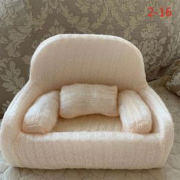 Pillow 4 Pcs/set Newborn Photography Props Baby Posing Sofa Pillow Chair Decoration Infant Photo Shooting Accessories