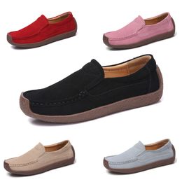 Lässige Schuhe für Frauen für Frauen schwarzrosa braune Burgunder Sand Girls Loafer Sneaker Canvas Schuh Gai Gai
