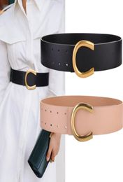 Belt for Woman Fashion Smooth Buckle C Letter Design Womens Belts Genuine Cowhide Width 56cm 5 Colours Highly Quality6621316