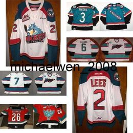 Kob Weng New Mens Womens Kids WHL Kelowna Rockets 3 Myers 2 Jesse Lees 6 Vaclav Varada 7 Nobr Ice Hockey Jerseys Goalit Cut