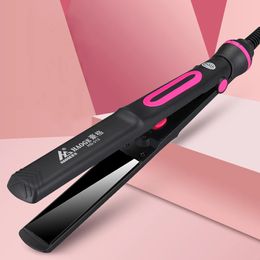 Professional Hair Straightener Curler Flat Iron Straighting Curling Antiscalding Straightening Board 240418