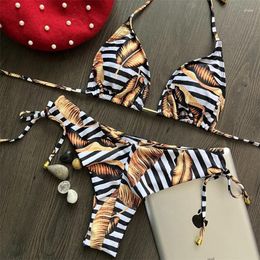 Women's Swimwear 5 Colors) 2024 Printed Suspenders Women Bikini Sexy Two-piece Swimsuit Brazil Beach Resort