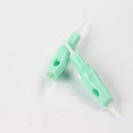 Needles 50pcs 1P 1RL Sterilised 8mm Screw Green Tattoo Cartridges Needles Microblading For Charmant Charme princess Liberty Pen