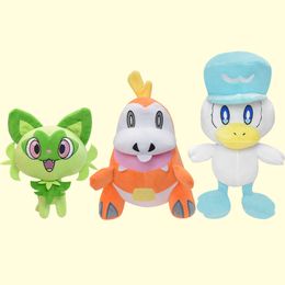 Hot Stuffed Animal Ed Scarlet and Violet 25cm Sprigatito 30cm Quaxly 28cm Fuecoco Plush Toys Pokeme