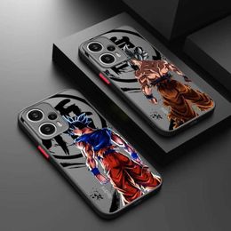 Cell Phone Bumpers Dragons-Balls Son-Gokus For POCO X5 X4 X3 NFC X2 M5S M4 M3 M2 C55 C51 C40 C31 F5 F4 GT Pro Frosted Translucent Phone Case Y240423