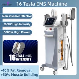 4 Handles Body Sculpting Beauty Machine RF 16 Tesla Shaping Emslim Muscle Stimulator Weight Loss EMS Slimming Device Salon Use