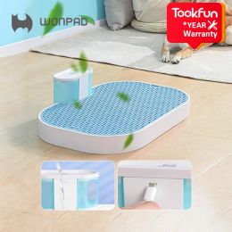 Boxes Tookfun Smart Dog Toilet Pet Changing Pad Rechargeable Automatically Cleans Up Dog Urine